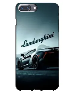 Чехол для iPhone 7 Plus с картинкой «Классическая надпись Lamborghini»