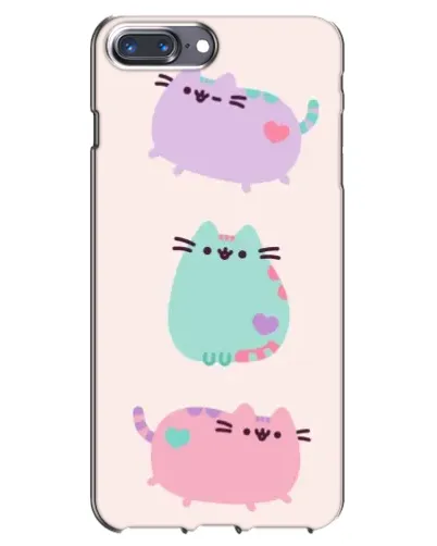 Чехол для iPhone 7 Plus с картинкой «Pusheen трио» Чехол для iPhone 7 Plus с картинкой «Pusheen трио»