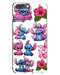 Чохол для iPhone 7 Plus з картинкою «Стікери Stitch та Angel»