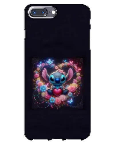 Чохол для iPhone 7 Plus з картинкою «Stitch у квітах»