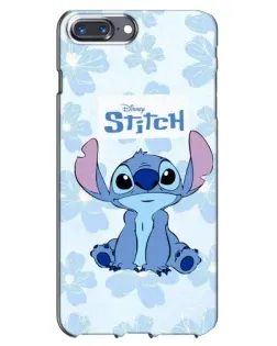 Чохол для iPhone 7 Plus з картинкою «Stitch серед квітів»