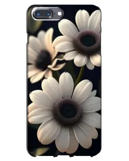 Чехол для iPhone 7 Plus с картинкой «Белые маргаритки макро»