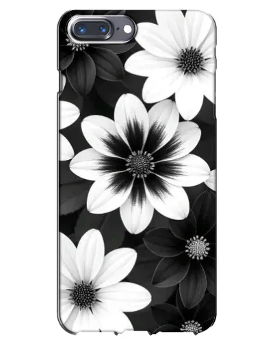 Чехол для iPhone 7 Plus с картинкой «Монохромные астры» Чехол для iPhone 7 Plus с картинкой «Монохромные астры»
