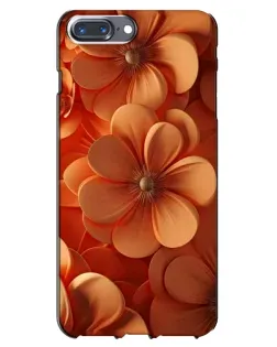 Чехол для iPhone 7 Plus с картинкой «Оранжевый макро цветок»