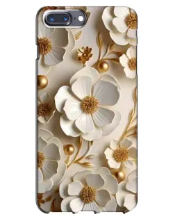 Чехол для iPhone 7 Plus с картинкой «Белие бумажние  цвети»