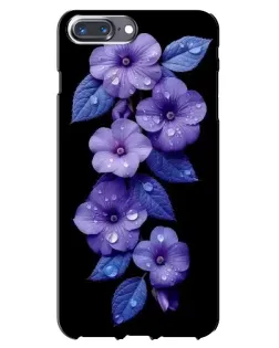 Чохол для iPhone 7 Plus з картинкою «Фіолетові квіти з росою» Чохол для iPhone 7 Plus з картинкою «Фіолетові квіти з росою»