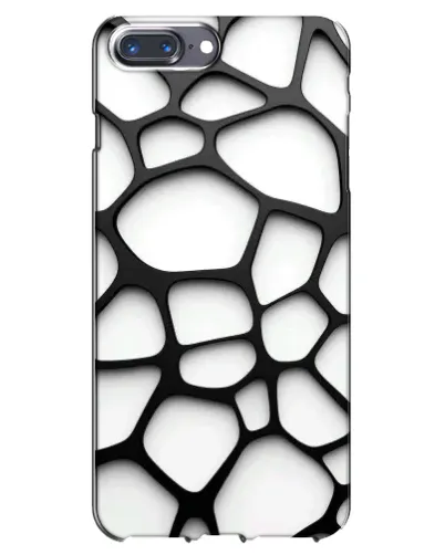 Чехол для iPhone 7 Plus с картинкой «Белая объемная сетка» Чехол для iPhone 7 Plus с картинкой «Белая объемная сетка»