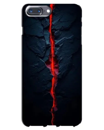Чехол для iPhone 7 Plus с картинкой «Kрасная лавовая трещина» Чехол для iPhone 7 Plus с картинкой «Kрасная лавовая трещина»