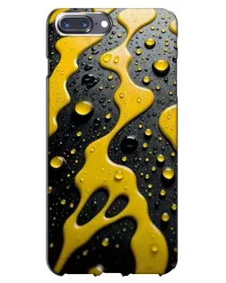 Чехол для iPhone 7 Plus с картинкой «Жидкое желтое золото»