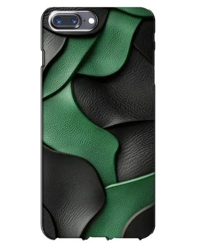 Чехол для iPhone 7 Plus с картинкой «Зеленые кожаные волны» Чехол для iPhone 7 Plus с картинкой «Зеленые кожаные волны»