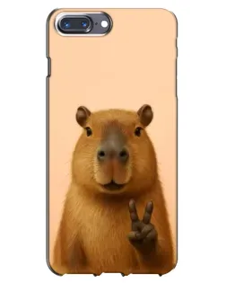 Чехол для iPhone 7 Plus с картинкой «Капибара виктория»
