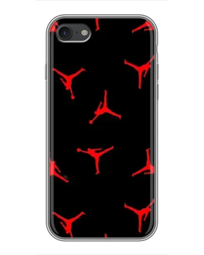 Чохол для iPhone 7 з картинкою «Jordan Red Pattern»
