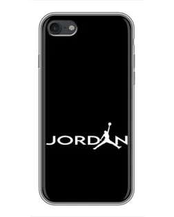 Чохол для iPhone 7 з картинкою «Jordan White Logo»
