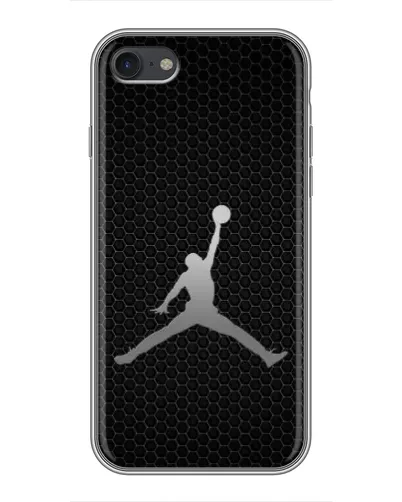 Чохол для iPhone 7 з картинкою «Jordan Dark Carbon»