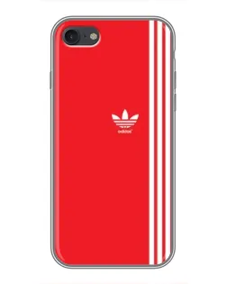 Чехол для iPhone 7 с картинкой «Красный минимализм Adidas»