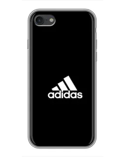 Чехол для iPhone 7 с картинкой «Черная классика Adidas»