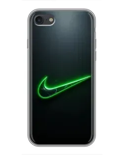 Чехол для iPhone 7 с картинкой «Неоновый контур Nike» Чехол для iPhone 7 с картинкой «Неоновый контур Nike»