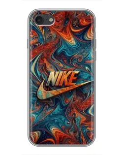 Чехол для iPhone 7 с картинкой «Nike в абстракции»