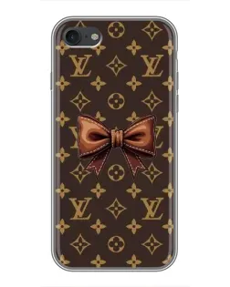 Чехол для iPhone 7 с картинкой «LV с бантом»