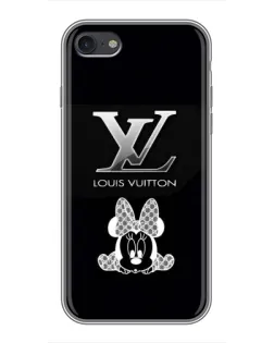 Чехол для iPhone 7 с картинкой «LV и Минни Маус»