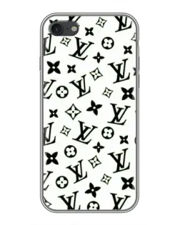 Чехол для iPhone 7 с картинкой «Монохромный хаос LV»