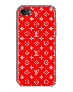 Чехол для iPhone 7 с картинкой «Яркий паттерн LV»