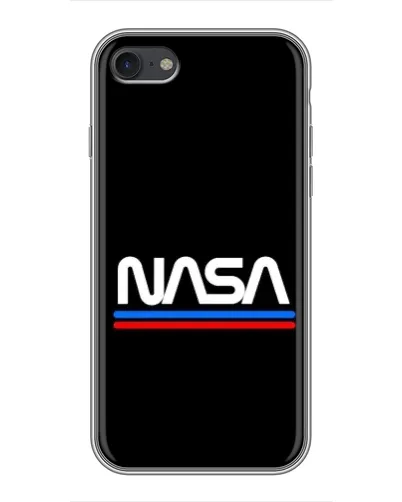 Чехол для iPhone 7 с картинкой «NASA — классика Red Blue»