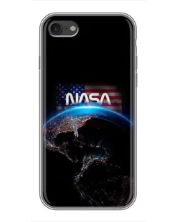 Чехол для iPhone 7 с картинкой «Земля из космоса NASA»