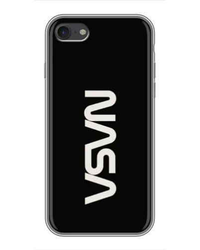 Чехол для iPhone 7 с картинкой «NASA — вертикальный логотип»