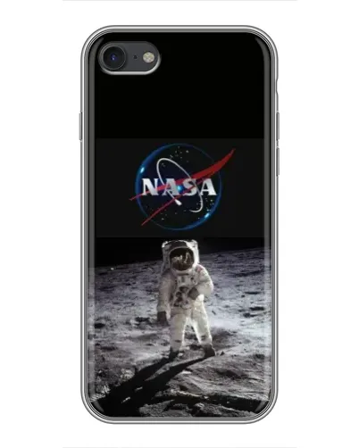 Чехол для iPhone 7 с картинкой «Астронавт на Луне»