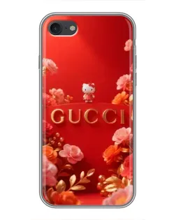 Чехол для iPhone 7 с картинкой «Gucci — золотой сад»