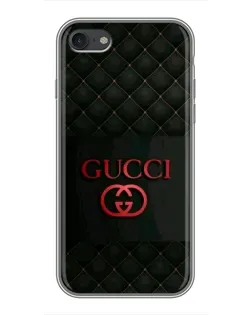 Чехол для iPhone 7 с картинкой «Gucci — стеганый черный»