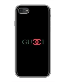 Чехол для iPhone 7 с картинкой «Gucci — красный градиент»