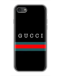 Чехол для iPhone 7 с картинкой «Gucci — красный пояс»