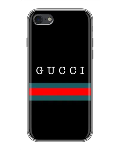 Чехол для iPhone 7 с картинкой «Gucci — красный пояс»
