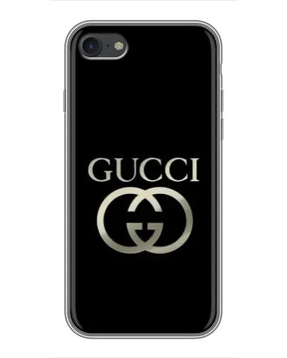 Чохол для iPhone 7 з картинкою «Gucci — золото на чорному» Чохол для iPhone 7 з картинкою «Gucci — золото на чорному»