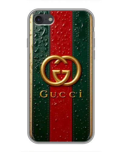 Чохол для iPhone 7 з картинкою «Gucci — фірмова смуга та золото» Чохол для iPhone 7 з картинкою «Gucci — фірмова смуга та золото»