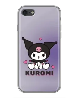Чехол для iPhone 7 с картинкой «Kuromi — фиолетовый арт» Чехол для iPhone 7 с картинкой «Kuromi — фиолетовый арт»