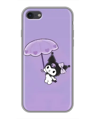 Чехол для iPhone 7 с картинкой «Kuromi с зонтиком»