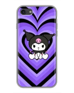 Чехол для iPhone 7 с картинкой «Kuromi и фиолетовые сердца» Чехол для iPhone 7 с картинкой «Kuromi и фиолетовые сердца»