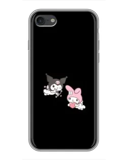 Чехол для iPhone 7 с картинкой «My Melody и Kuromi» Чехол для iPhone 7 с картинкой «My Melody и Kuromi»