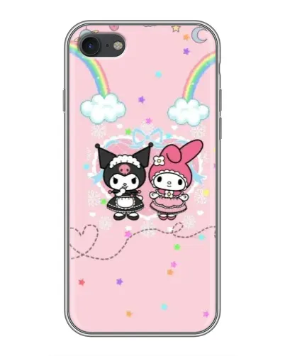 Чехол для iPhone 7 с картинкой «My Melody и Kuromi»