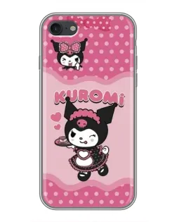 Чехол для iPhone 7 с картинкой «Kuromi в очках» Чехол для iPhone 7 с картинкой «Kuromi в очках»