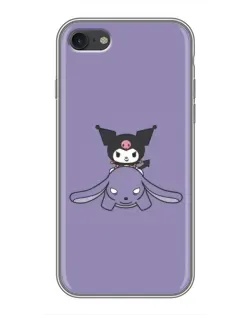 Чехол для iPhone 7 с картинкой «Kuromi на лиловом фоне» Чехол для iPhone 7 с картинкой «Kuromi на лиловом фоне»