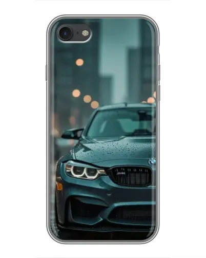 Чохол для iPhone 7 з картинкою «BMW у вогнях міста»