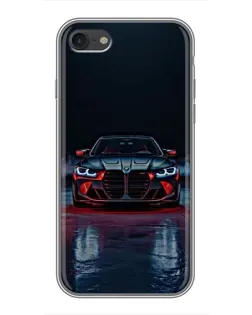 Чохол для iPhone 7 з картинкою «BMW на мокрій дорозі»