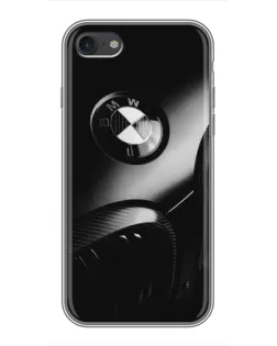 Чохол для iPhone 7 з картинкою «Емблема BMW — макро»