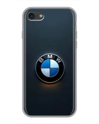 Чохол для iPhone 7 з картинкою «Логотип BMW — мінімалізм»