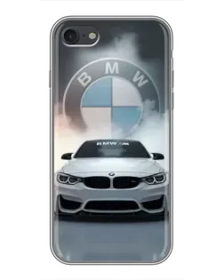 Чохол для iPhone 7 з картинкою «BMW в білому диму»