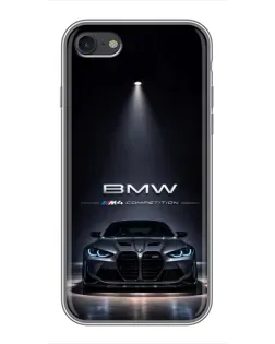 Чохол для iPhone 7 з картинкою «BMW крізь нічне місто»